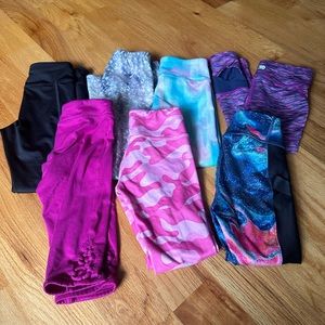 Girls 4/5 Athletic Leggings Bundle